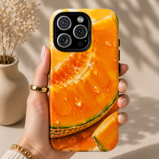 Golden Melon Glow Phone Case | Designed by Alina Madan Art