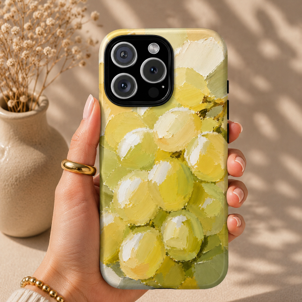 Golden Grape Harvest Phone Case – Designed by Alina Madan Art