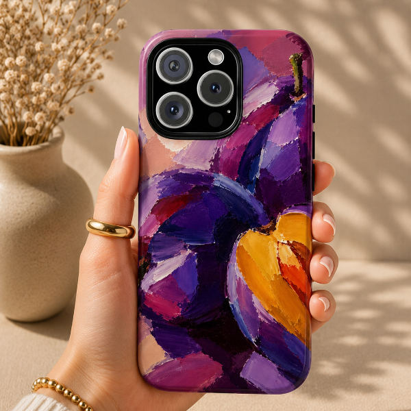 Velvet Plums Phone Case – Designed by Alina Madan Art