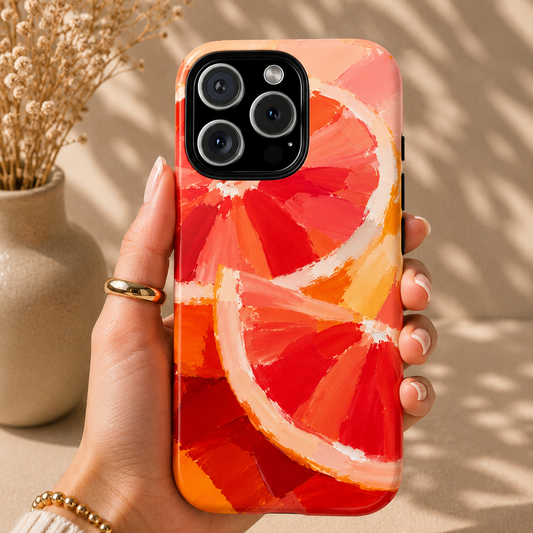 Ruby Grapefruit Phone Case – Designed by Alina Madan Art