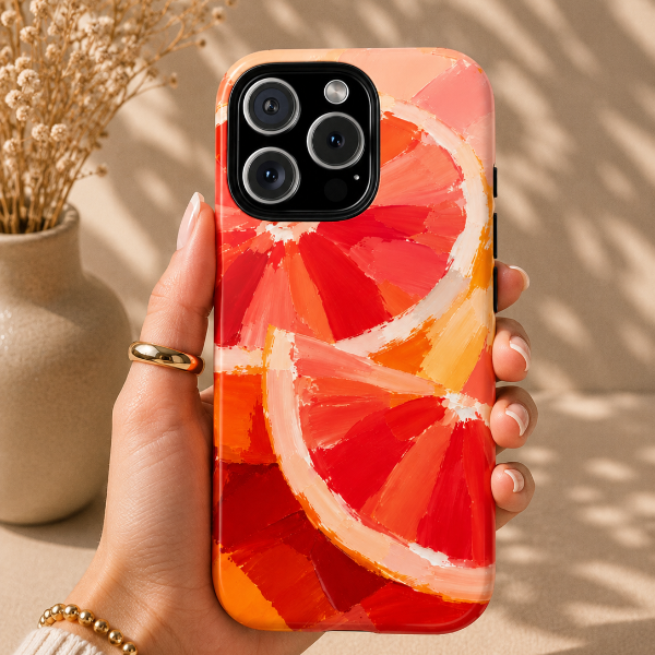 Ruby Grapefruit Phone Case – Designed by Alina Madan Art