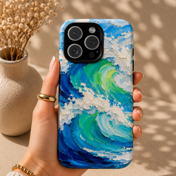 Ocean Wave Energy Phone Case – Designed by Alina Madan Art