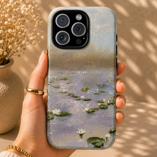 Water Lily Pond Phone Case – Original Painting by Alina Madan Art