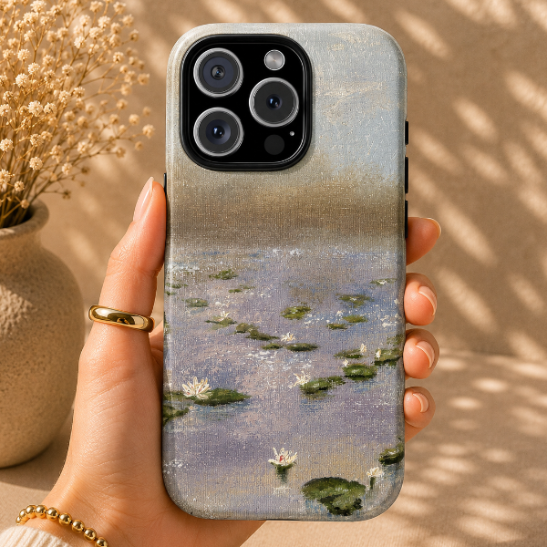 Water Lily Pond Phone Case – Original Painting by Alina Madan Art