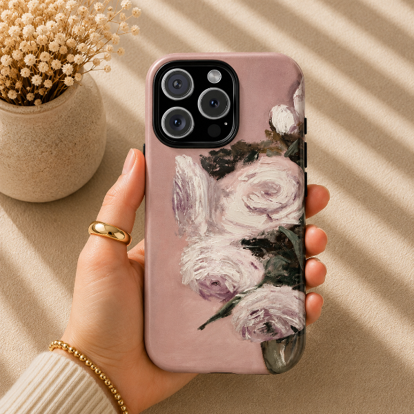 Blush Roses Phone Case – Original Floral Art by Alina Madan