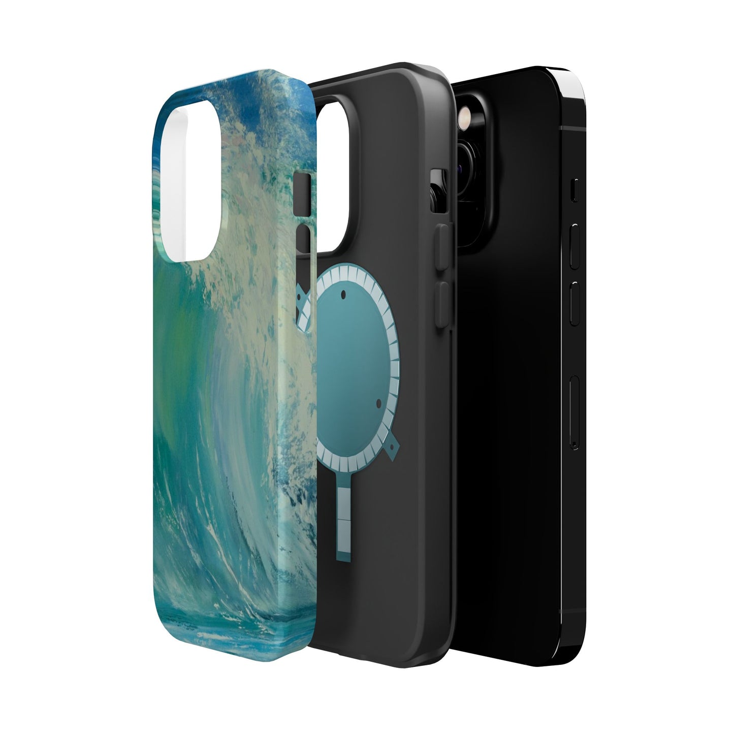 Ocean Wave Phone Case – Coastal Original Painting by Alina Madan Art
