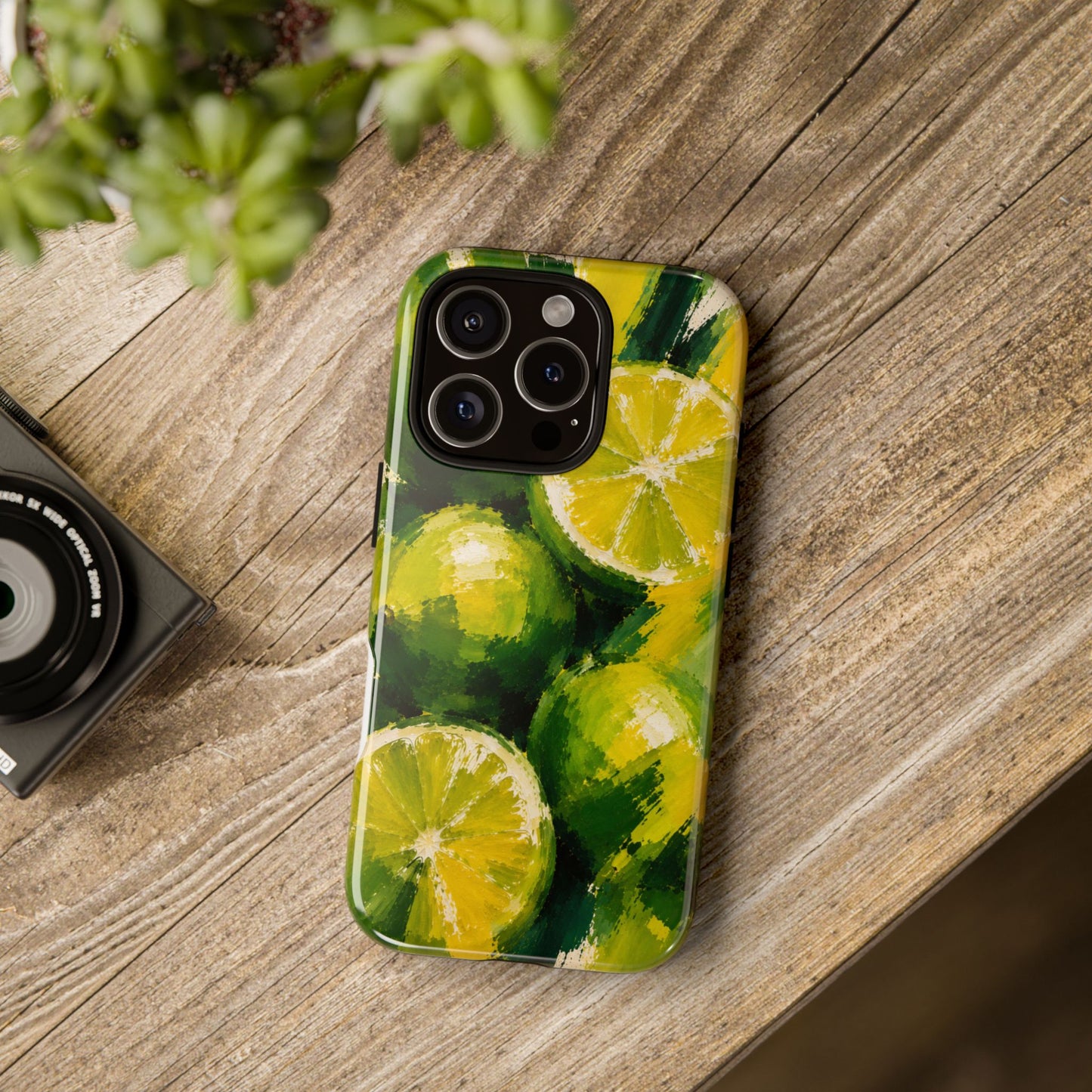 Citrus Lime Burst Phone Case } Designed by Alina Madan Art