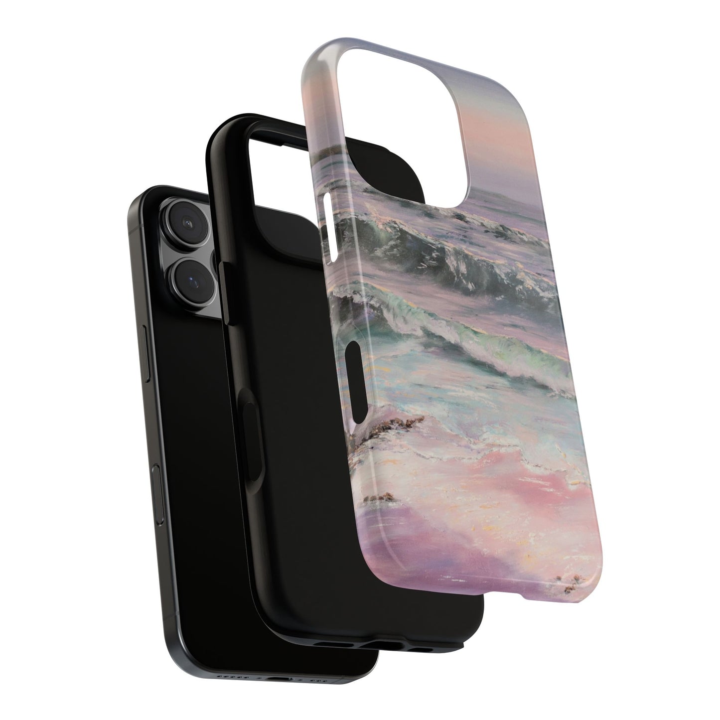 Blush Coastline Phone Case – Designed by Alina Madan Art