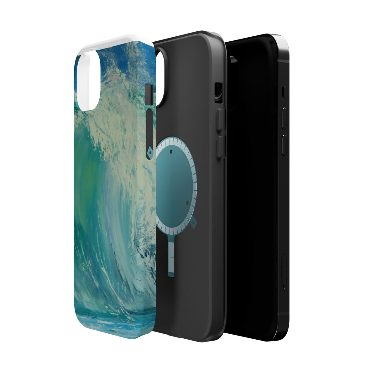 Ocean Wave Phone Case – Coastal Original Painting by Alina Madan Art