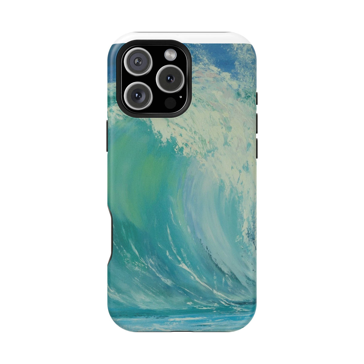 Ocean Wave Phone Case – Coastal Original Painting by Alina Madan Art