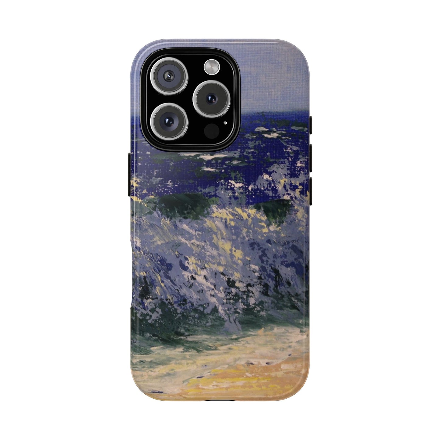 Moonlit Ocean Surf Phone Case – Original Painting by Alina Madan Art