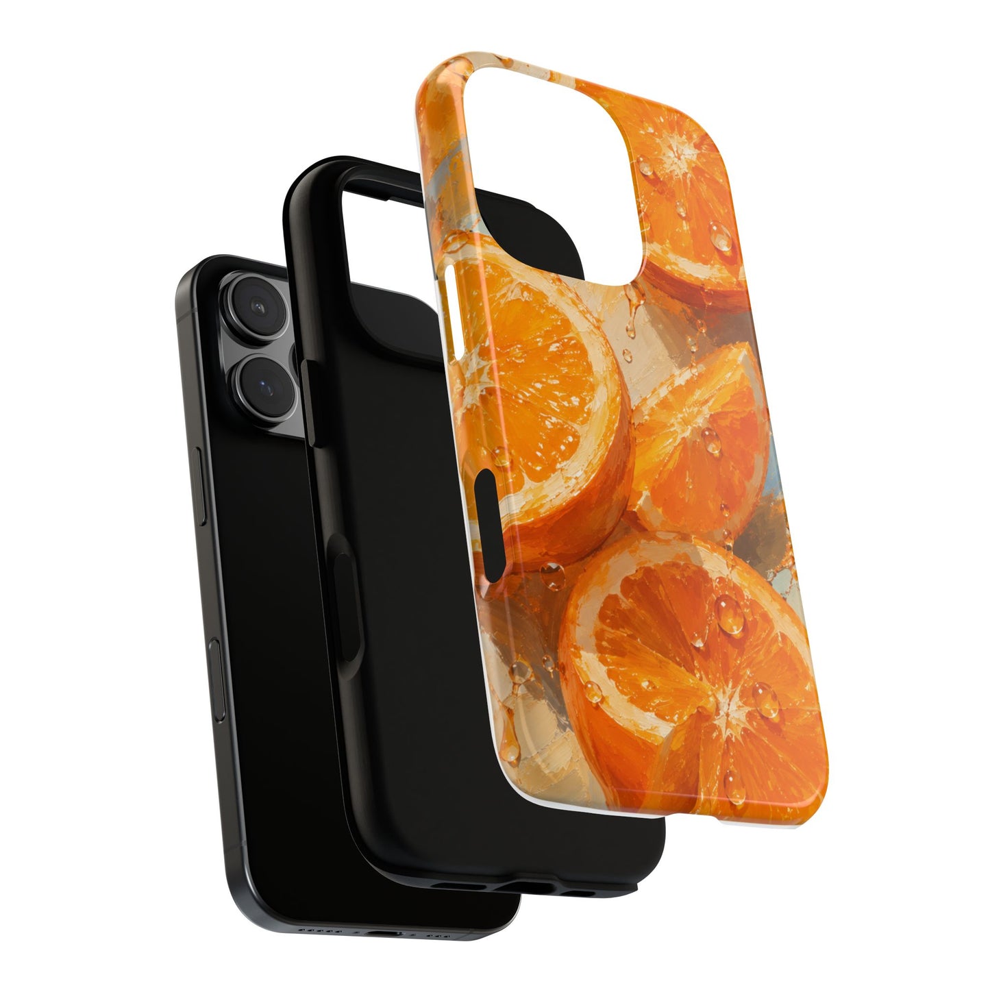Juicy Orange Splash Phone Case | Designed by Alina Madan Art
