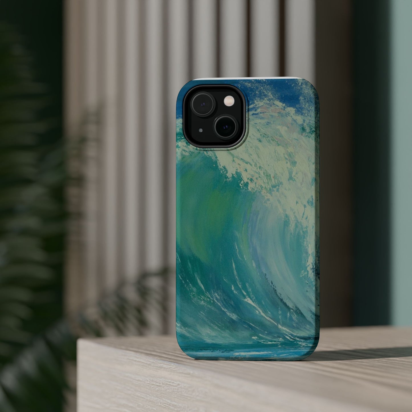 Ocean Wave Phone Case – Coastal Original Painting by Alina Madan Art
