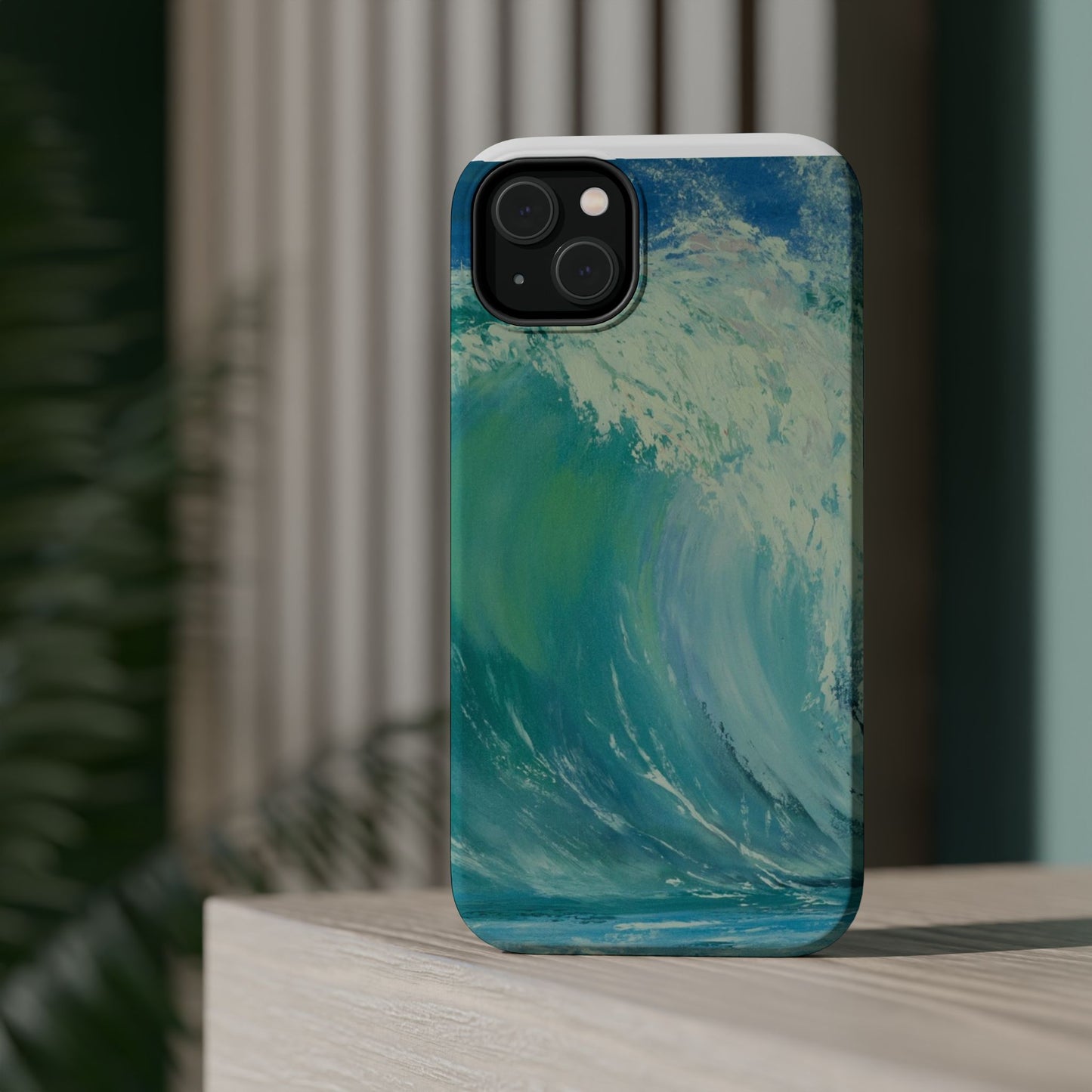 Ocean Wave Phone Case – Coastal Original Painting by Alina Madan Art