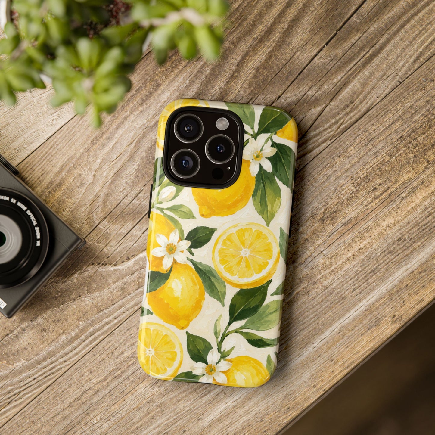 Lemon Blossom Phone Case | Designed by Alina Madan Art
