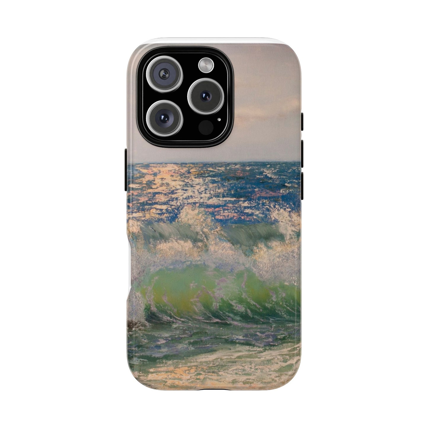 Ocean Waves Phone Case | Original Coastal Wave Art by Alina Madan Art