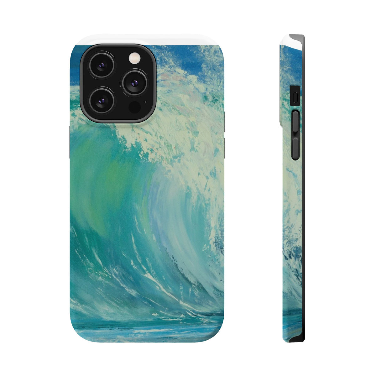 Ocean Wave Phone Case – Coastal Original Painting by Alina Madan Art