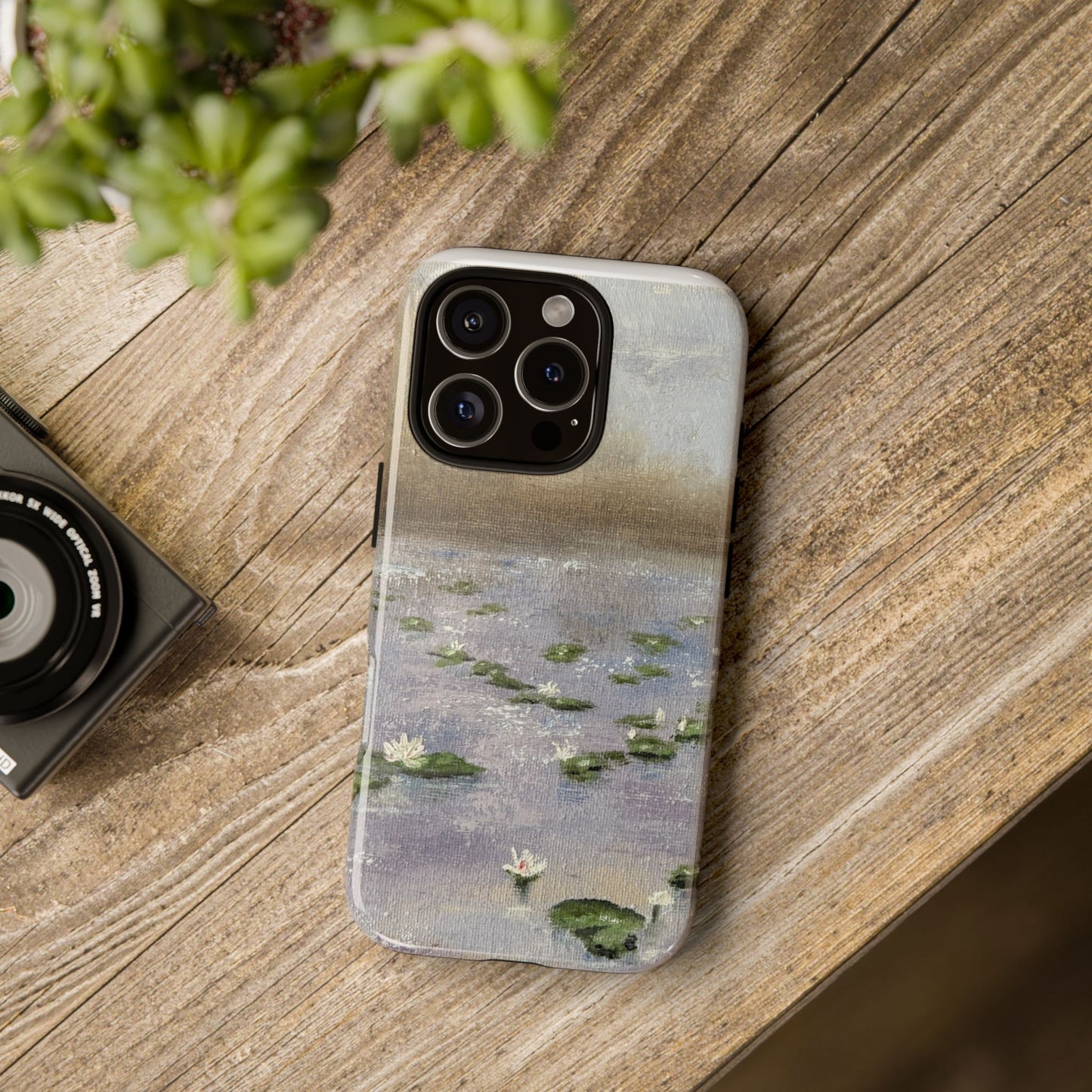 Water Lily Pond Phone Case – Original Painting by Alina Madan Art