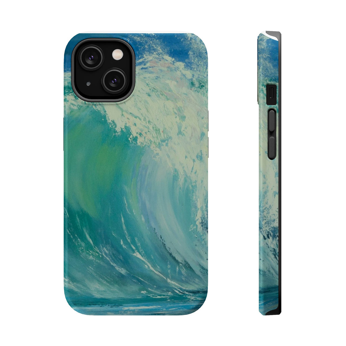 Ocean Wave Phone Case – Coastal Original Painting by Alina Madan Art