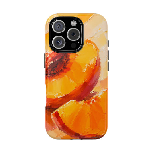 Sunlit Peach Phone Case | Designed by Alina Madan Art