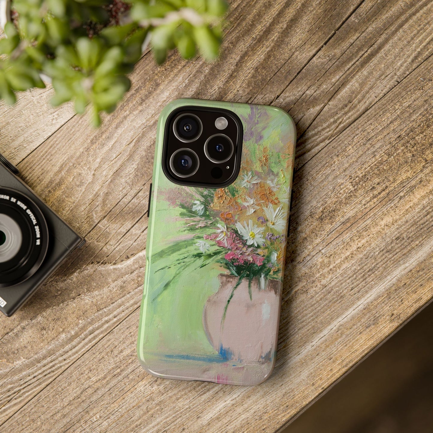 Wildflower Vase Phone Case – Designed by Alina Madan Art