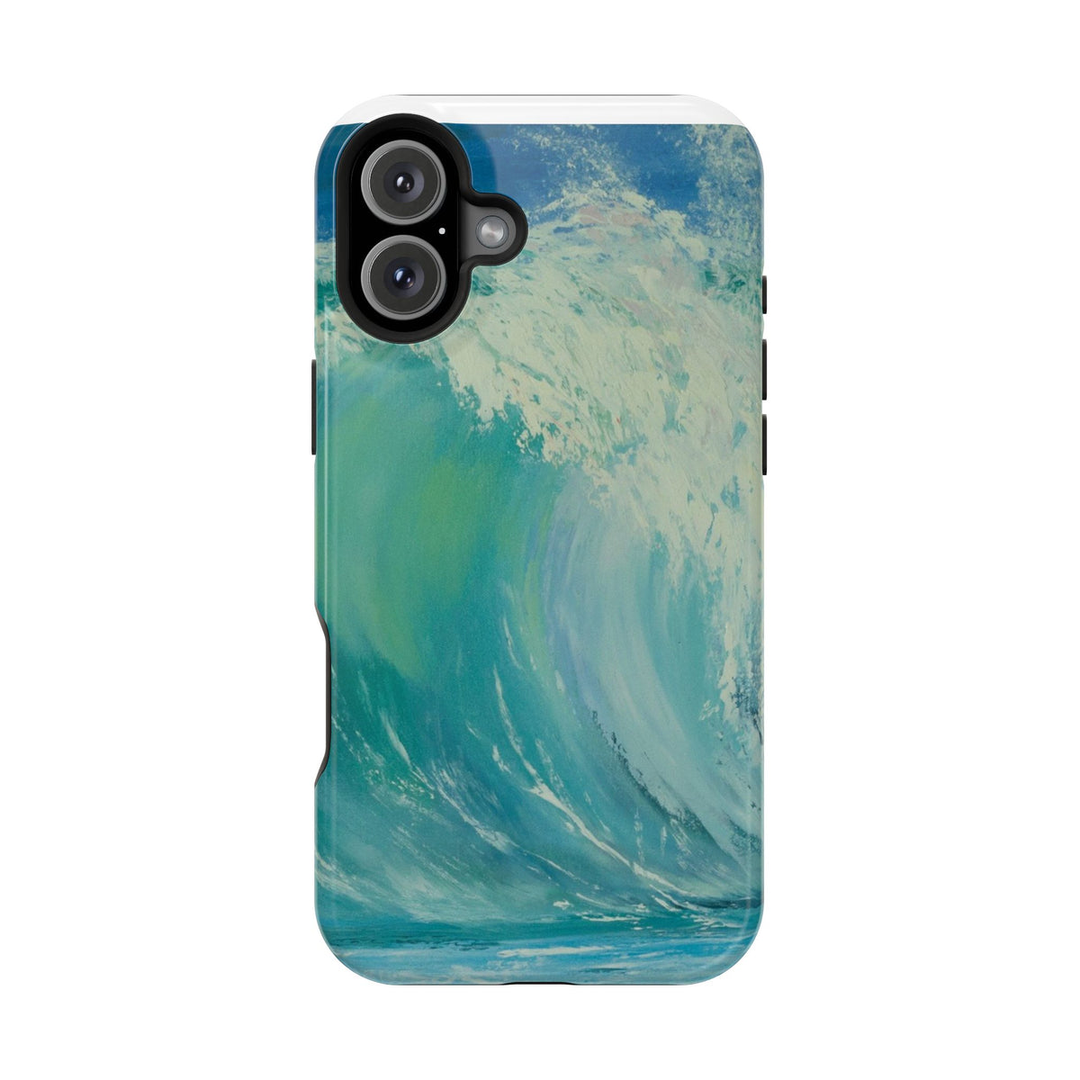 Ocean Wave Phone Case – Coastal Original Painting by Alina Madan Art