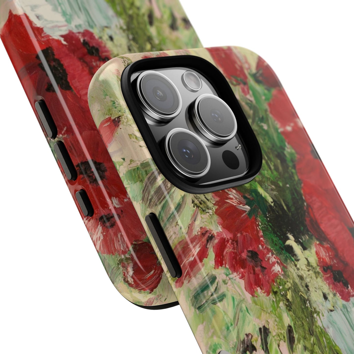 Red Poppy Bouquet Phone Case – Original Painting by Alina Madan Art