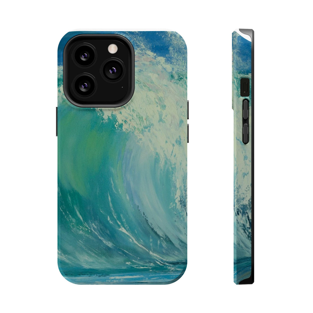 Ocean Wave Phone Case – Coastal Original Painting by Alina Madan Art