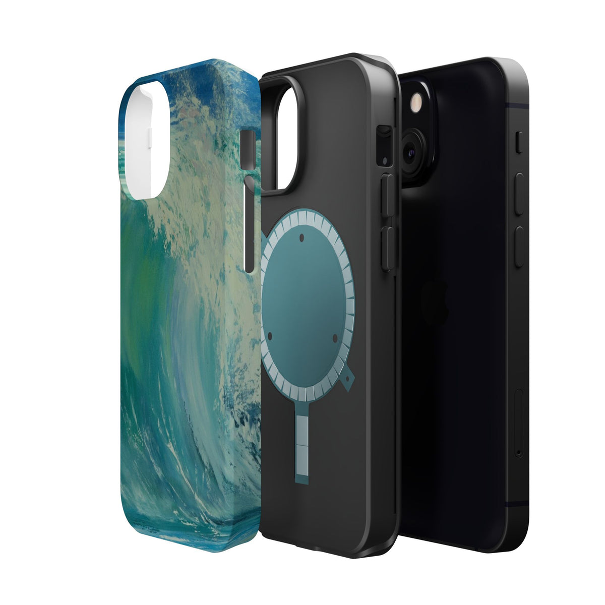 Ocean Wave Phone Case – Coastal Original Painting by Alina Madan Art