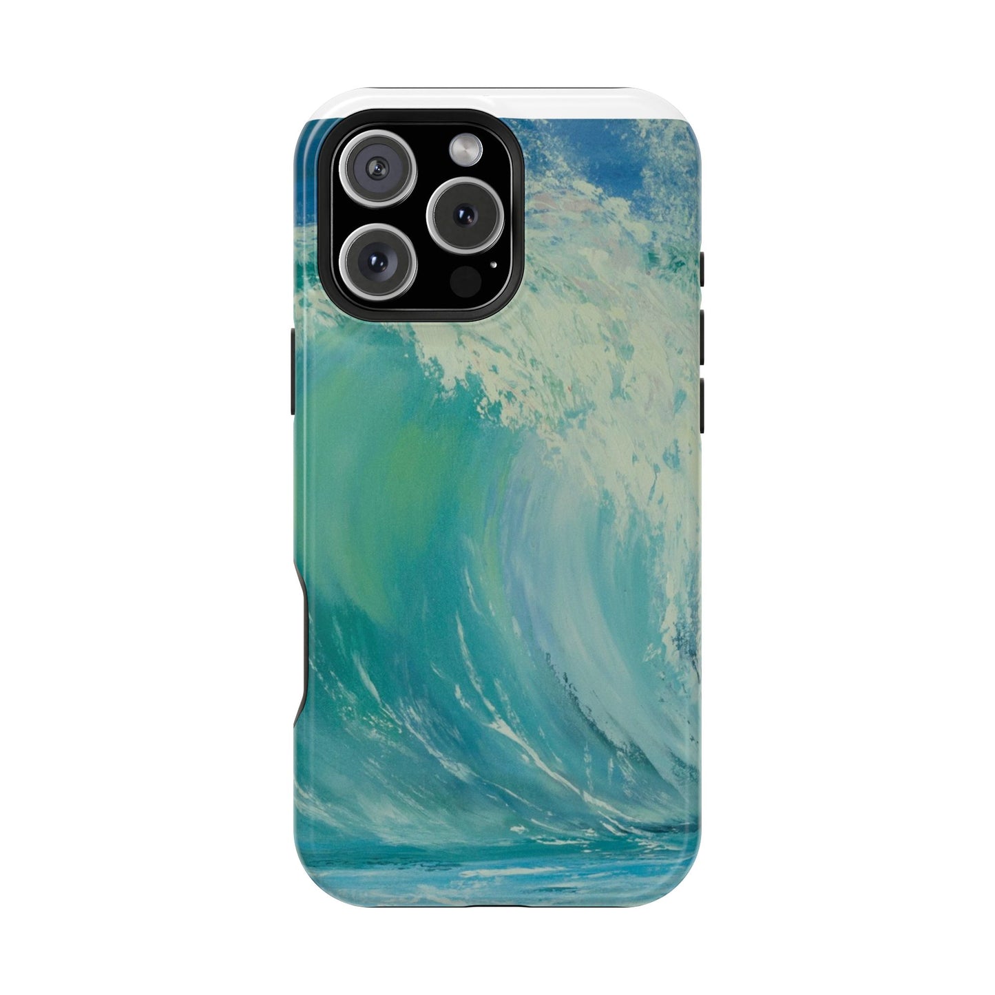 Ocean Wave Phone Case – Coastal Original Painting by Alina Madan Art