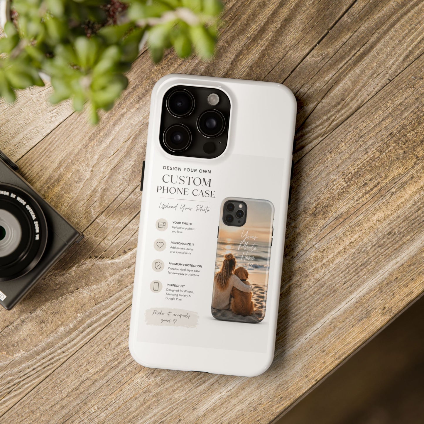 Custom Photo Phone Case | Upload Your Own Image | Personalized iPhone & Samsung Case