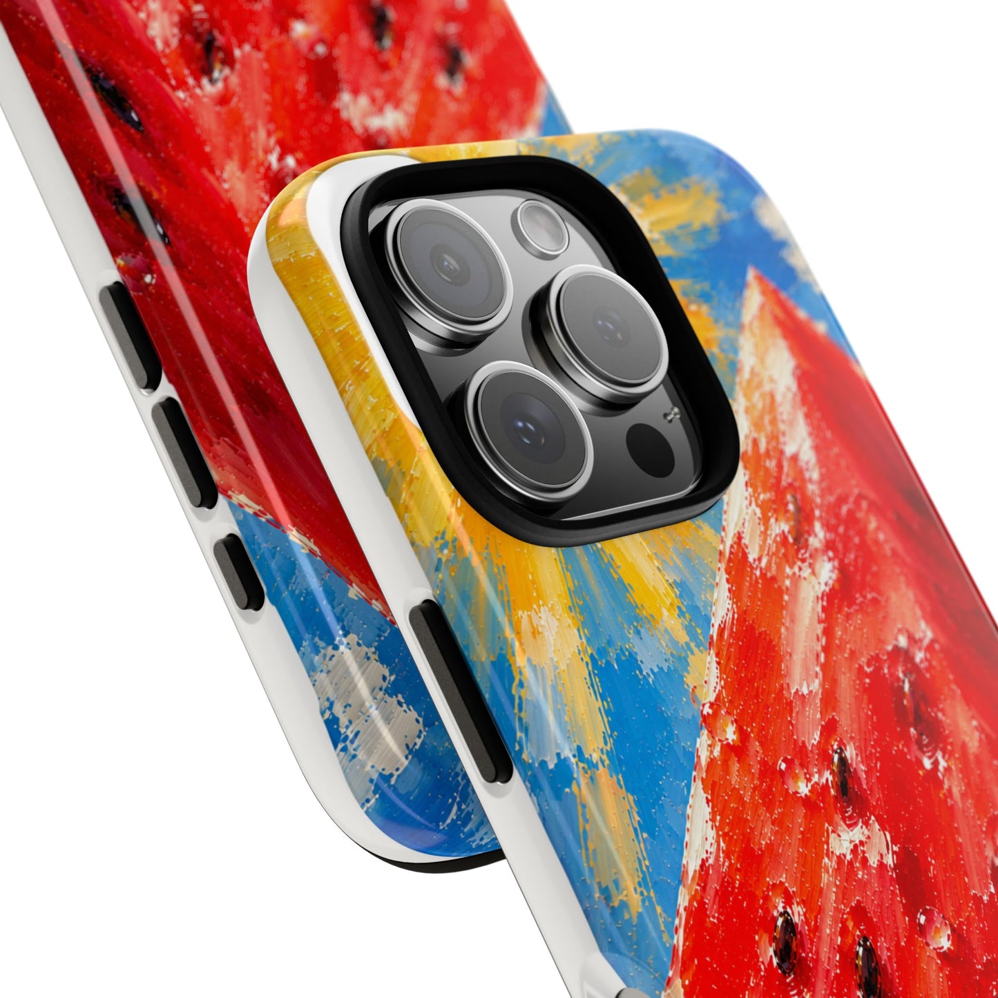 Summer Watermelon Splash Phone Case | Designed by Alina Madan Art