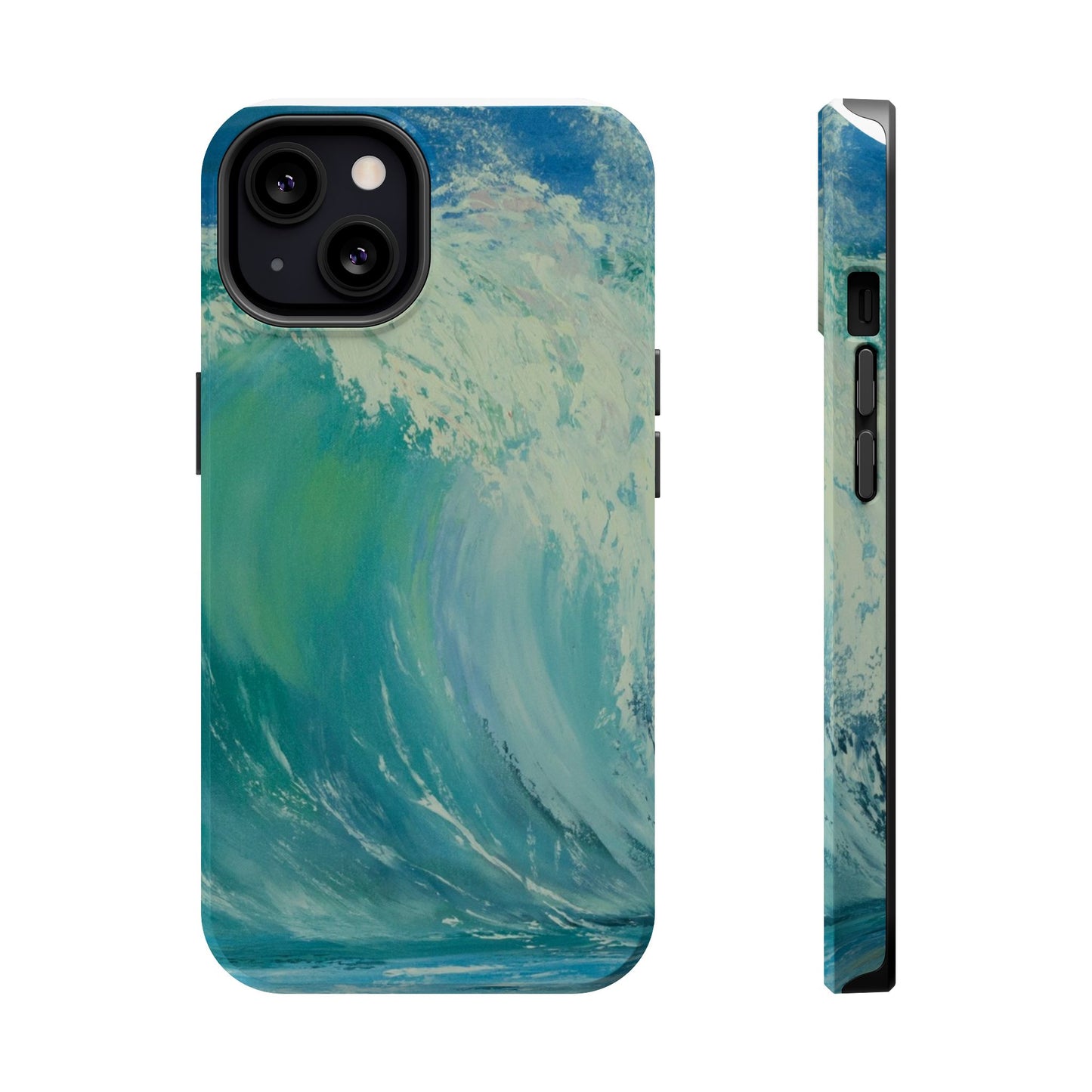 Ocean Wave Phone Case – Coastal Original Painting by Alina Madan Art