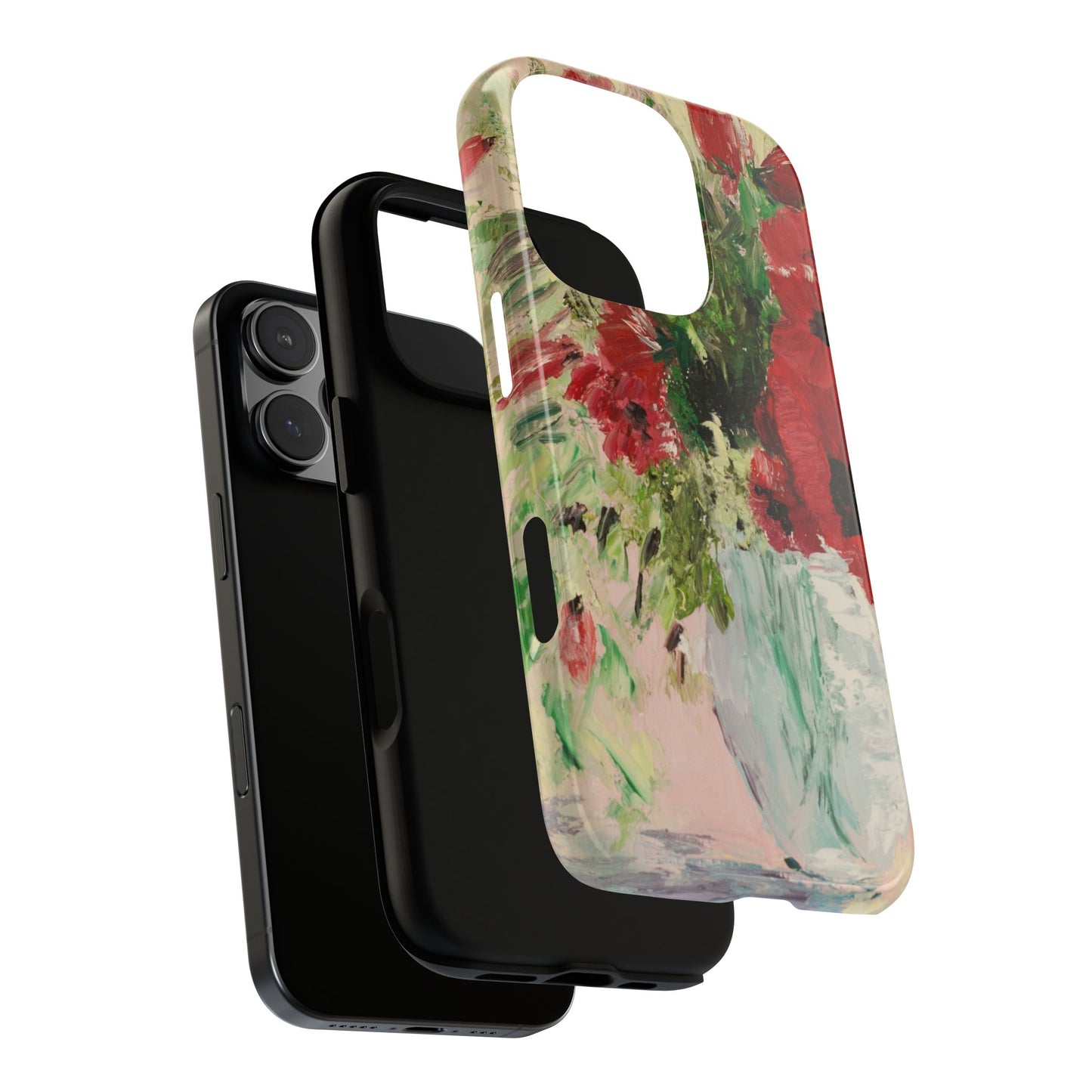 Red Poppy Bouquet Phone Case – Original Painting by Alina Madan Art