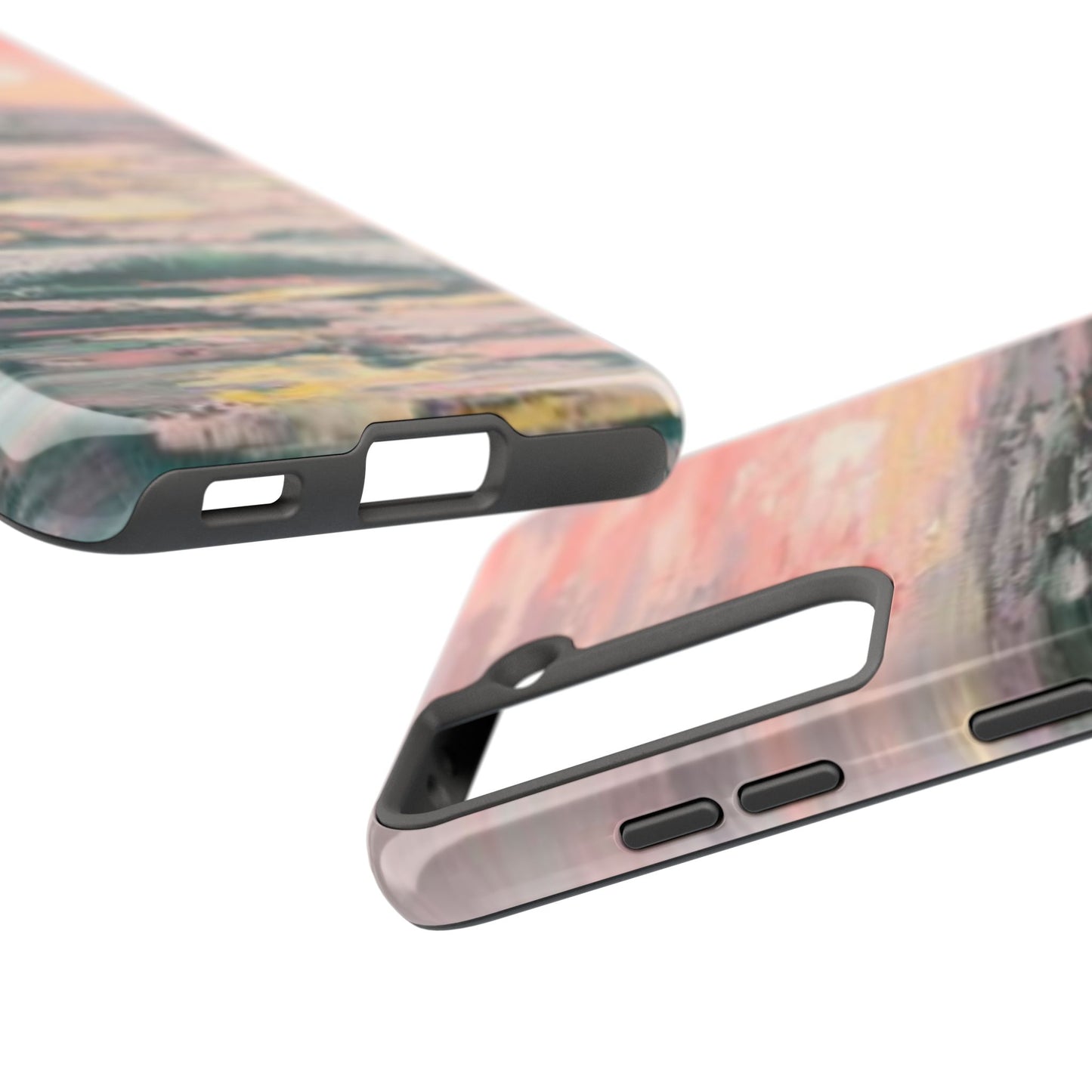 Pink Sunset Seascape Phone Case | Original Coastal Art by Alina Madan Art