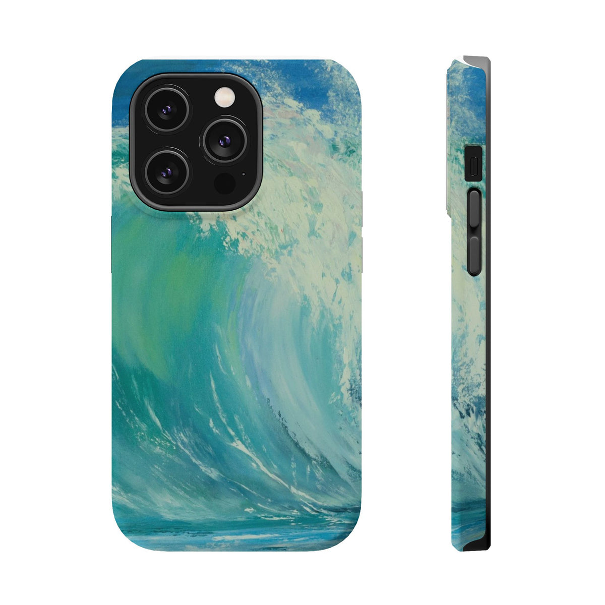 Ocean Wave Phone Case – Coastal Original Painting by Alina Madan Art