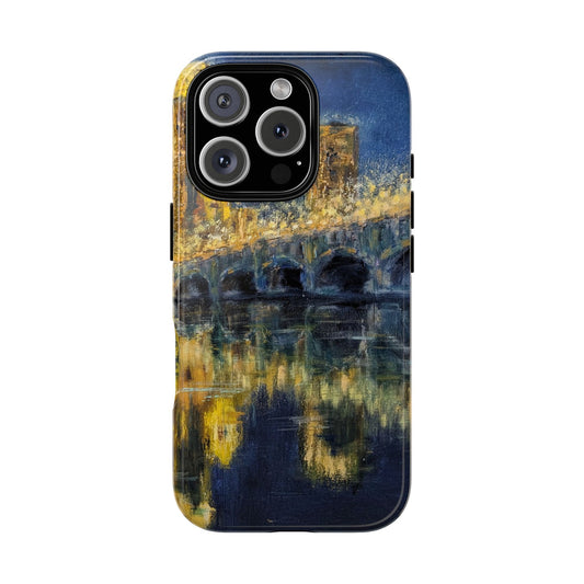 Midnight City Reflections Phone Case – Designed by Alina Madan Art