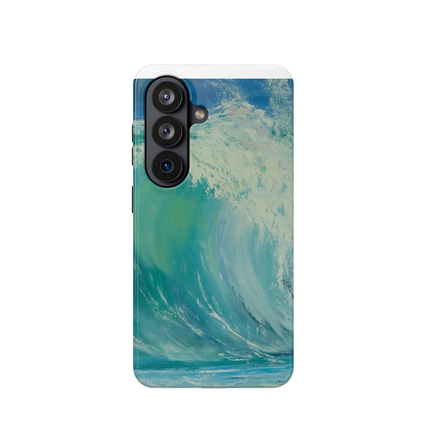 Ocean Wave Phone Case – Coastal Original Painting by Alina Madan Art