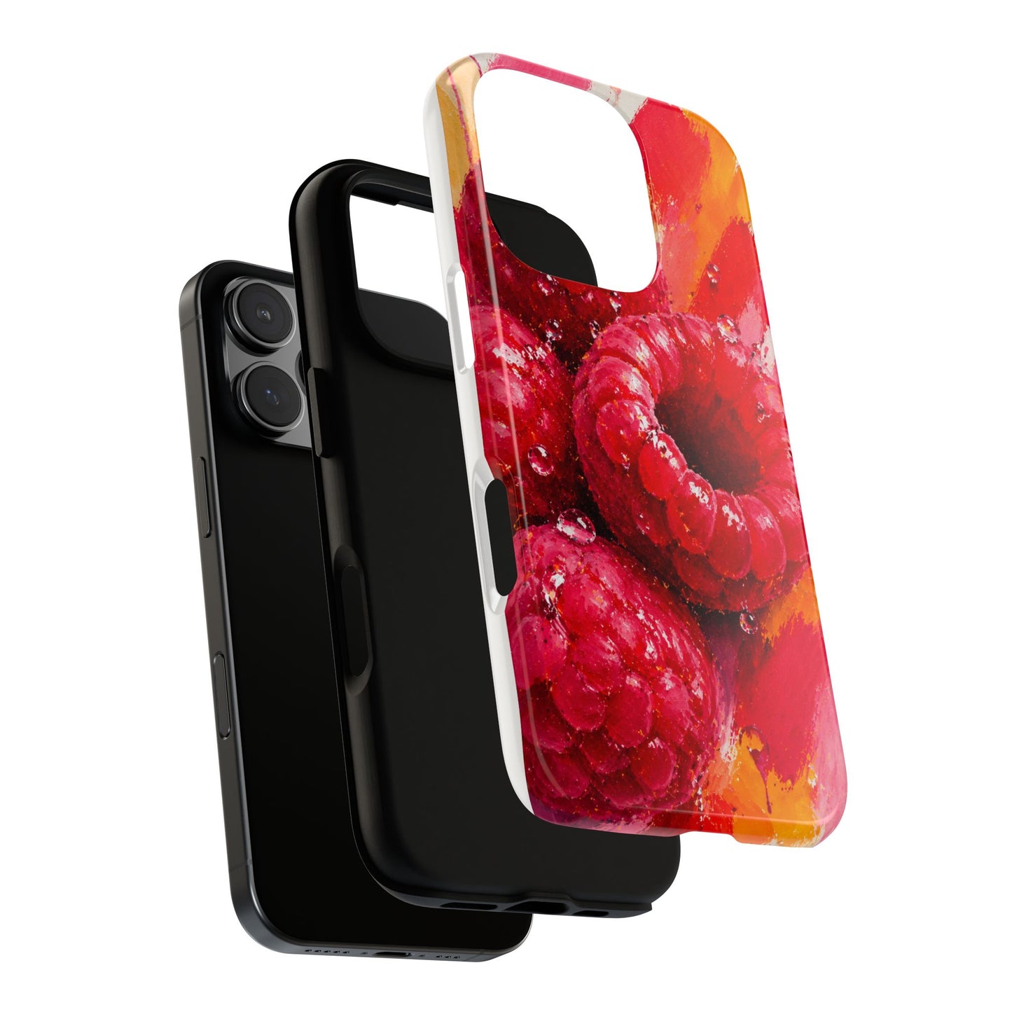 Raspberry Burst Phone Case | Designed by Alina Madan Art