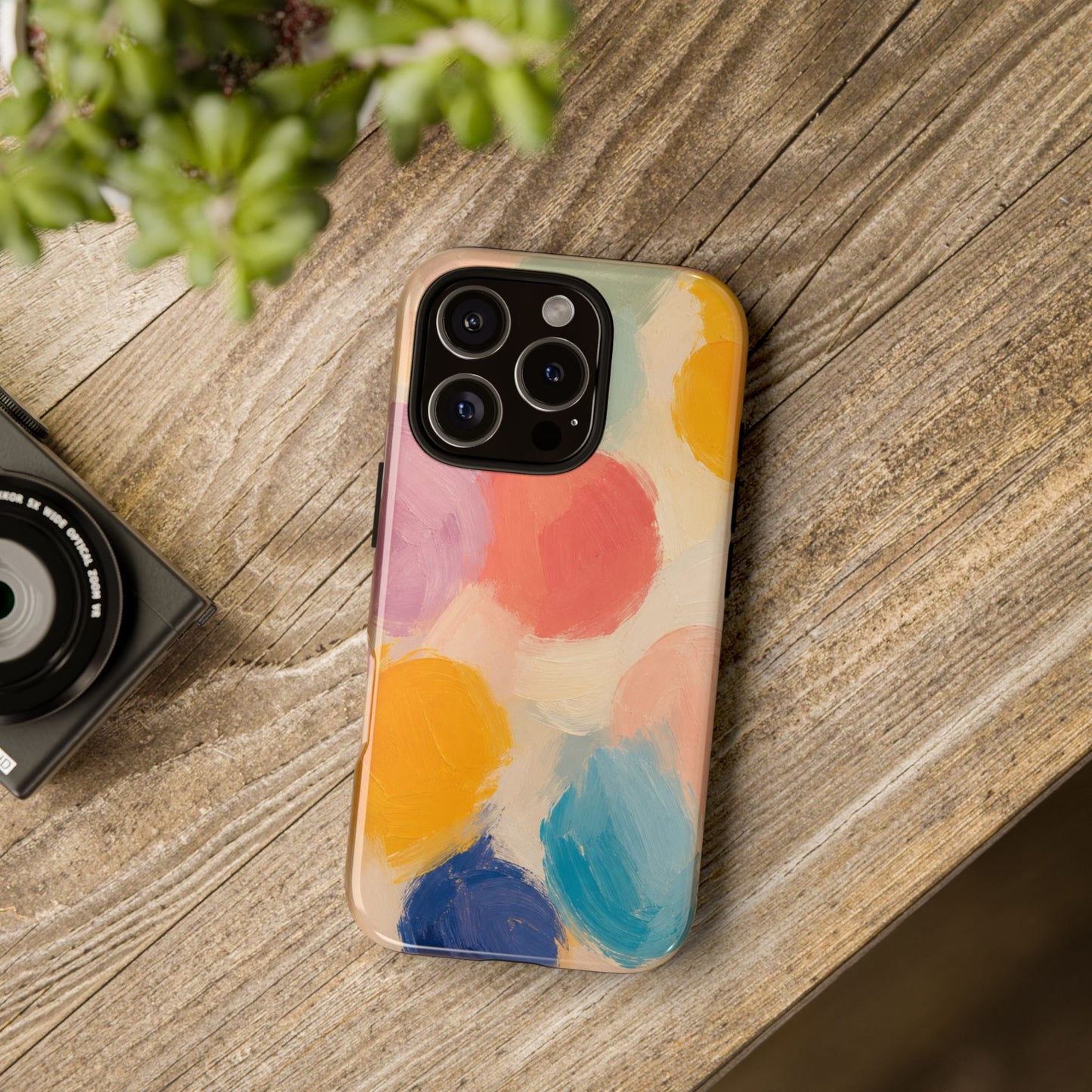 Pastel Brushstroke Phone Case | Designed by Alina Madan Art