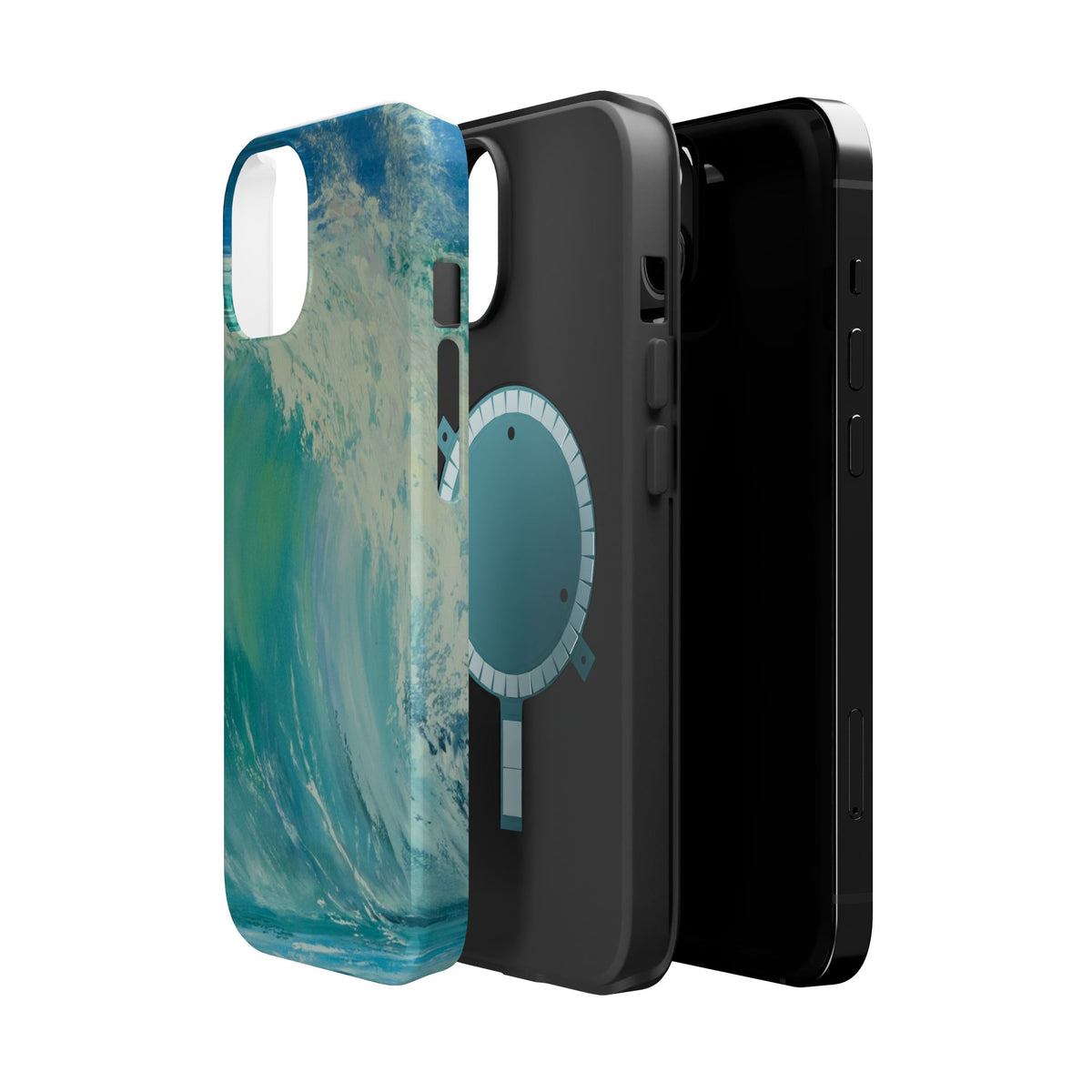Ocean Wave Phone Case – Coastal Original Painting by Alina Madan Art