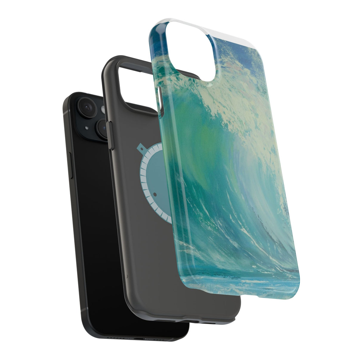 Ocean Wave Phone Case – Coastal Original Painting by Alina Madan Art