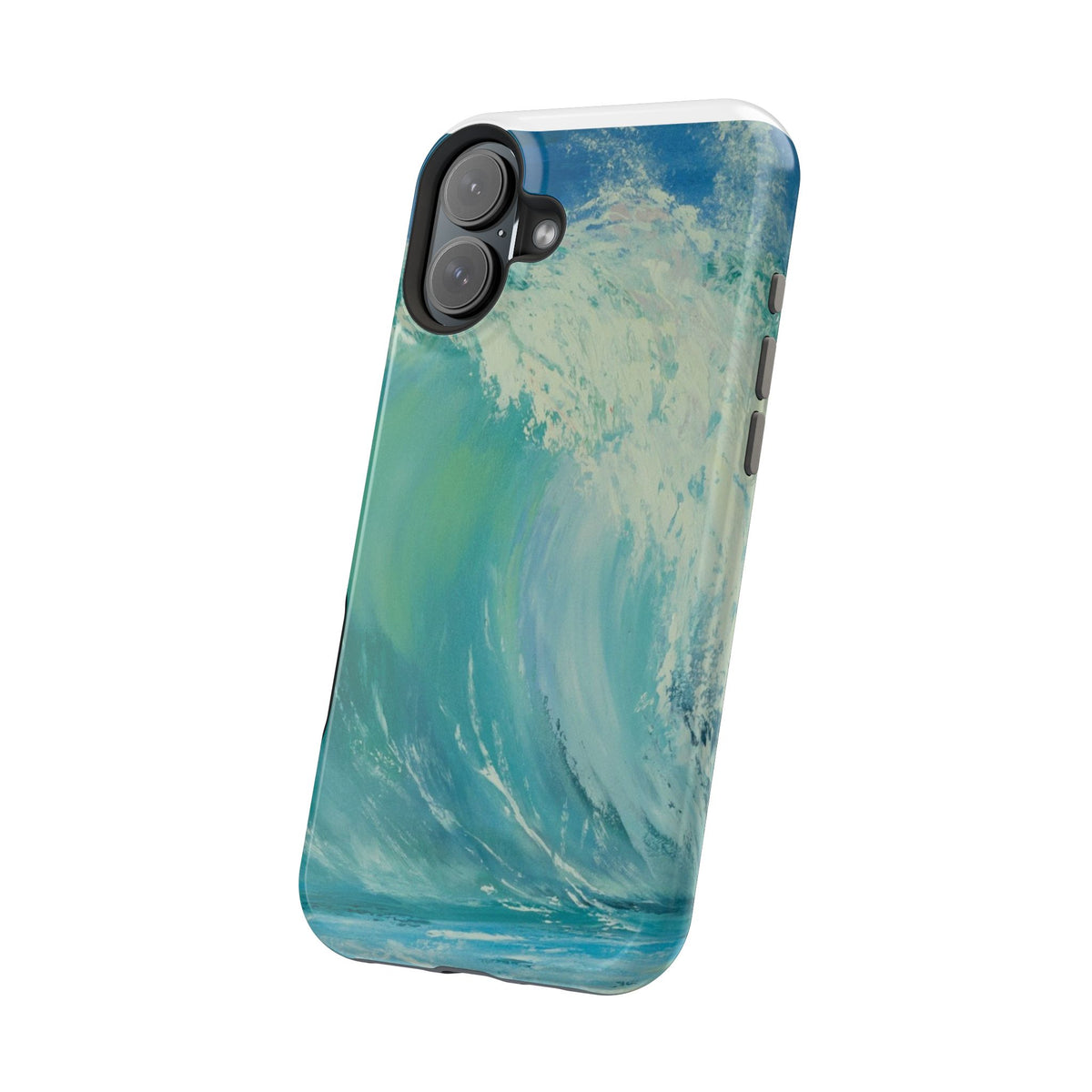Ocean Wave Phone Case – Coastal Original Painting by Alina Madan Art
