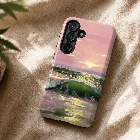 Pastel Ocean Wave Phone Case | Original Seascape Art iPhone & Samsung Cover
