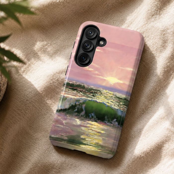 Pastel Ocean Wave Phone Case | Original Seascape Art iPhone & Samsung Cover