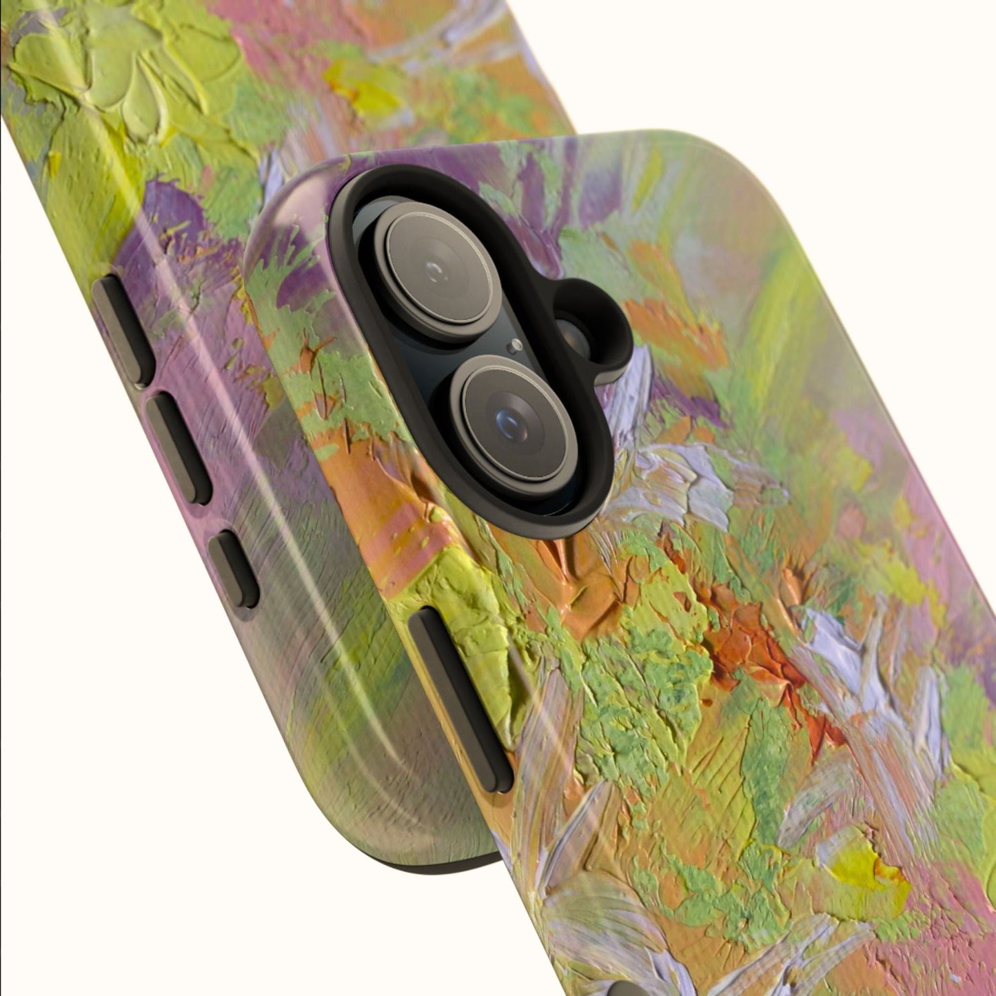 Abstract Pastel Oil Paint Texture Phone Case | Floral Impasto Art Original Art by Alina Madan Art