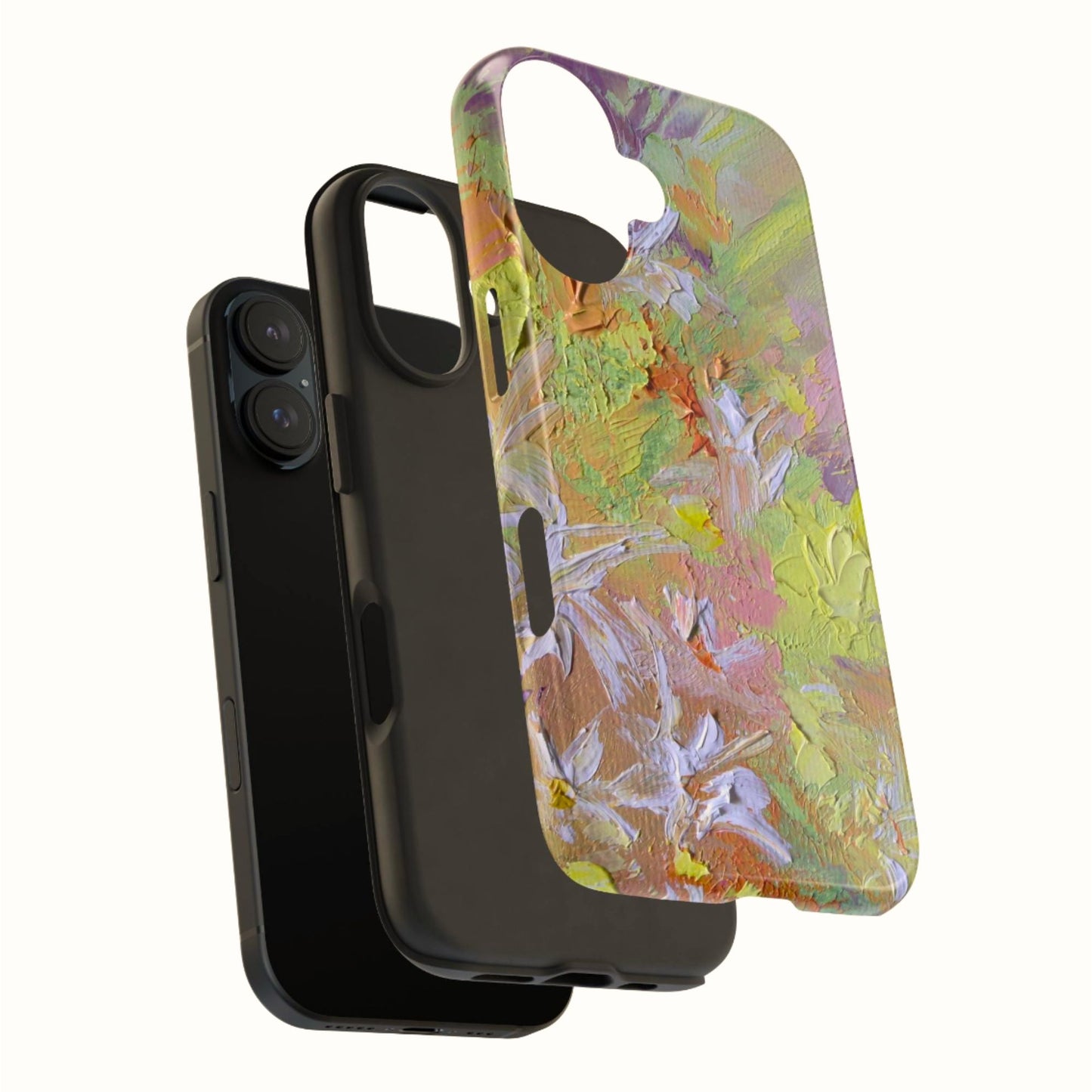 Abstract Pastel Oil Paint Texture Phone Case | Floral Impasto Art Original Art by Alina Madan Art