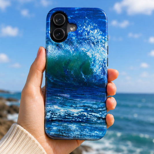 Seascape Art Phone Case | Original Painting by Alina Madan Art