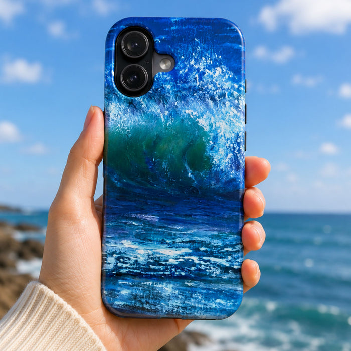 Seascape Art Phone Case | Original Painting by Alina Madan Art