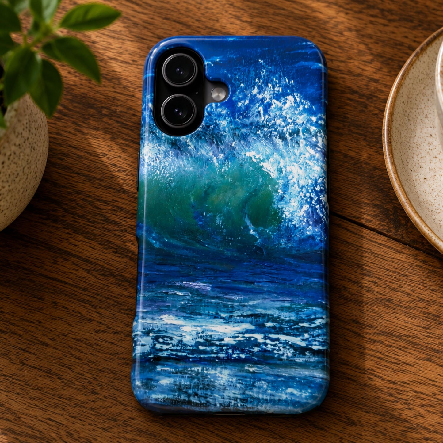 Seascape Art Phone Case | Original Painting by Alina Madan Art
